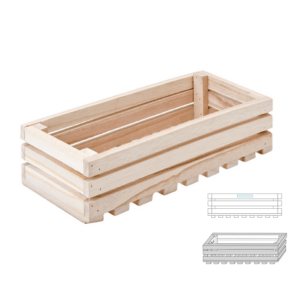 Box Presentation Buffet in Wood